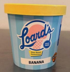 Loard's Ice Cream Recalled For Undeclared Allergens