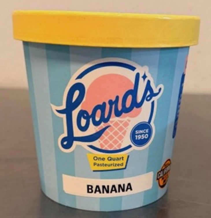 Loard's Ice Cream Recalled For Undeclared Allergens