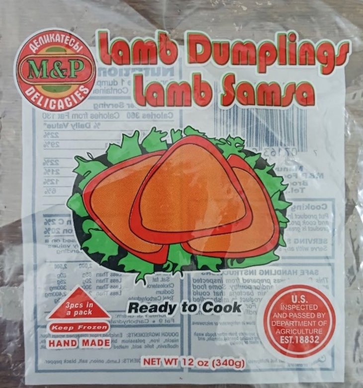 M&P Delicacies Raw Lamb and Beef Samsa Products Recalled 