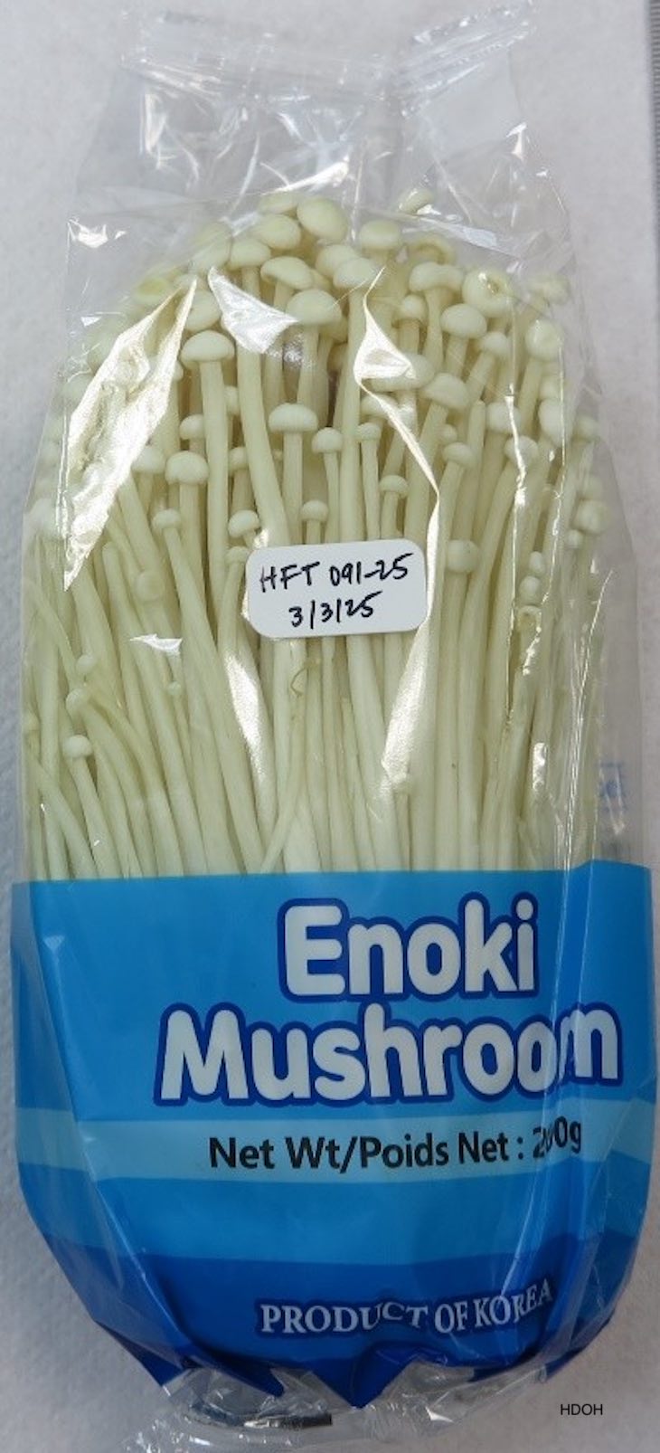 MYY Trade Enoki Mushrooms Recalled For Possible Listeria