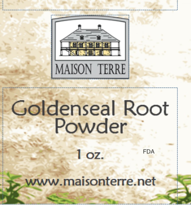 Maison Terre Recalls Goldenseal Root Powder; One Infant Has Died