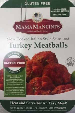 Mama Mancini's Turkey Meatball Recall