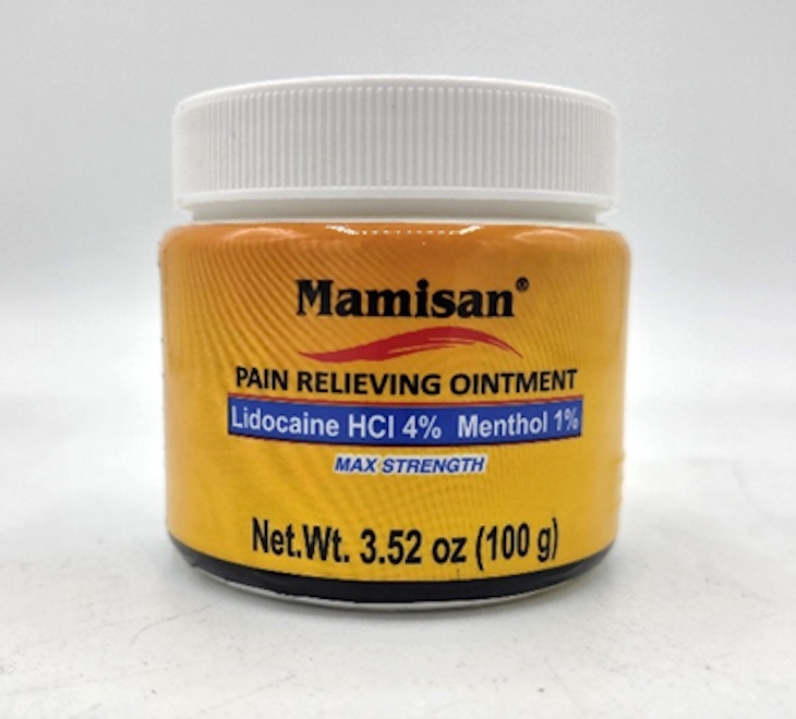 Mamisan Lidocaine Ointment Recalled For Poisoning Hazard