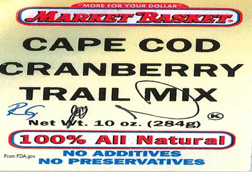 Market Basket Trail Mix Listeria Recall