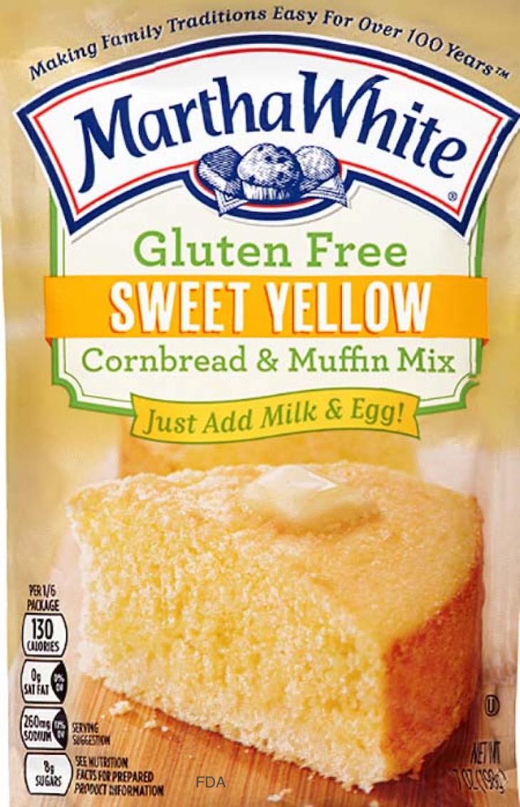 Martha White Gluten Free Cornbread Muffin Mix Recalled For Gluten