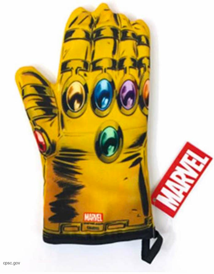 Marvel Oven Mitts Recall