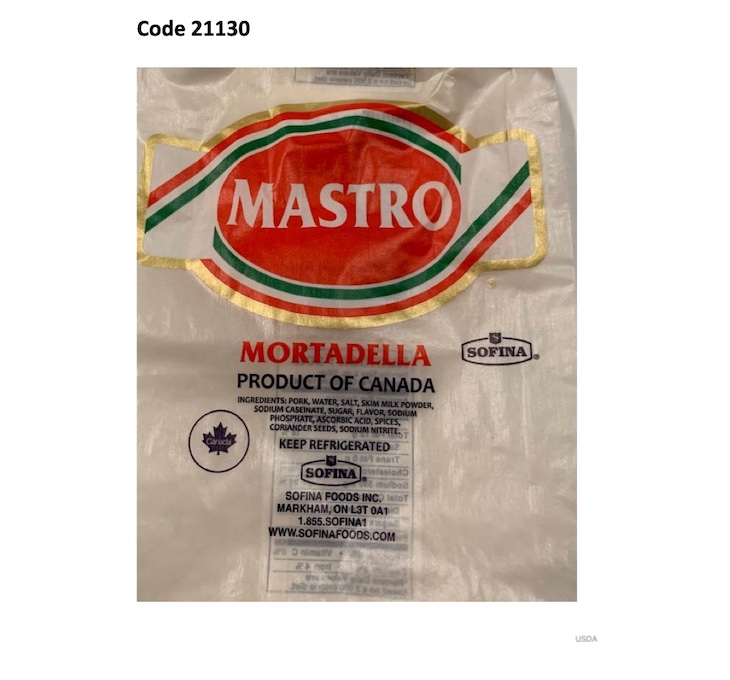 Mastro Mortadella Recalled For Undeclared Pistachios