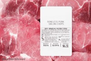 Package of Boneless Pork Sirloin Chops
