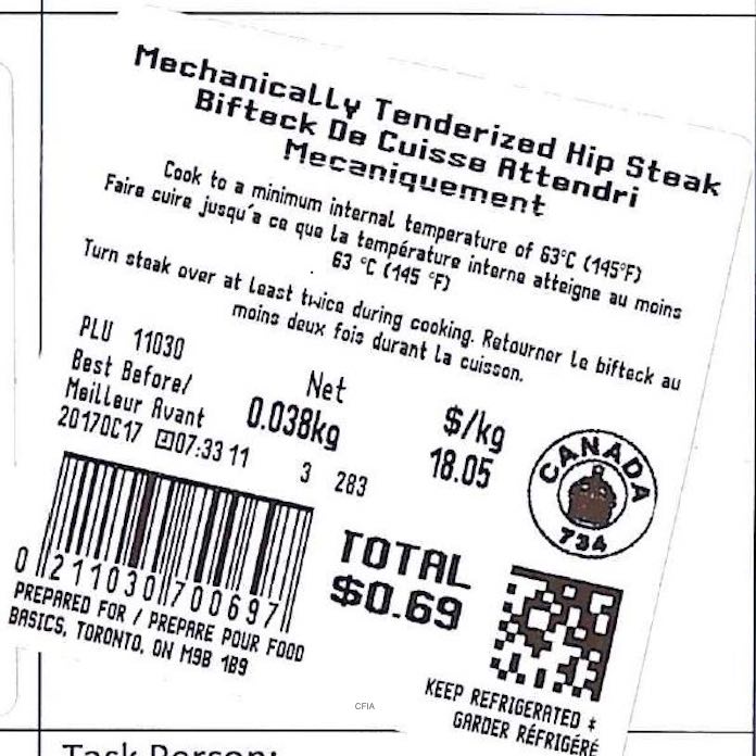 Mechanically Tenderized Steak E. coli O157H7 Recall