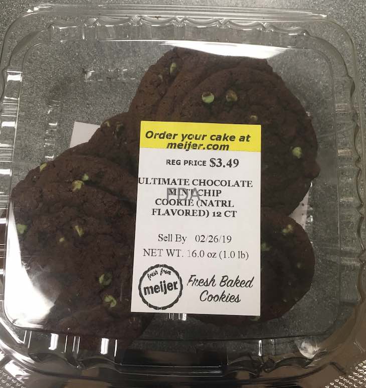 Meijer Chocolate Mint Chip Cookie Recall