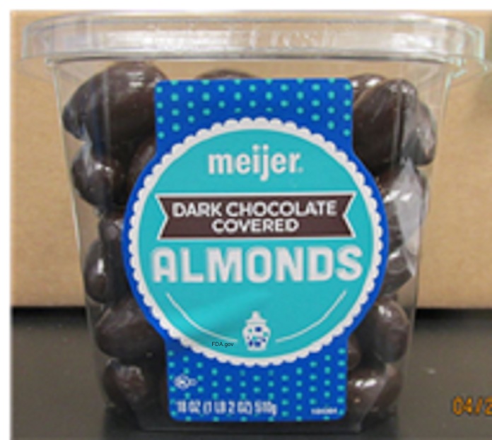 Meijer Dark Chocolate Almonds Recall