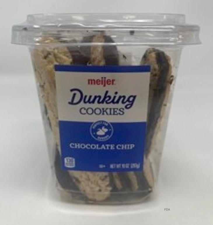 Meijer Dunking Cookies Chocolate Chip Recalled For Milk