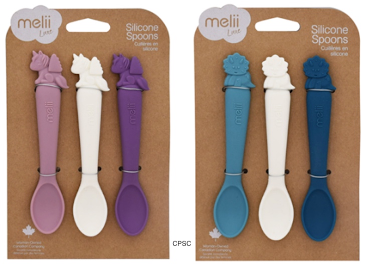 Melii Baby Silicone Spoons Recalled For Choking Hazard