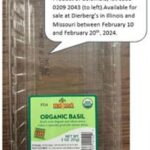 Melissa's Organic Basil Recalled For Possible Salmonella