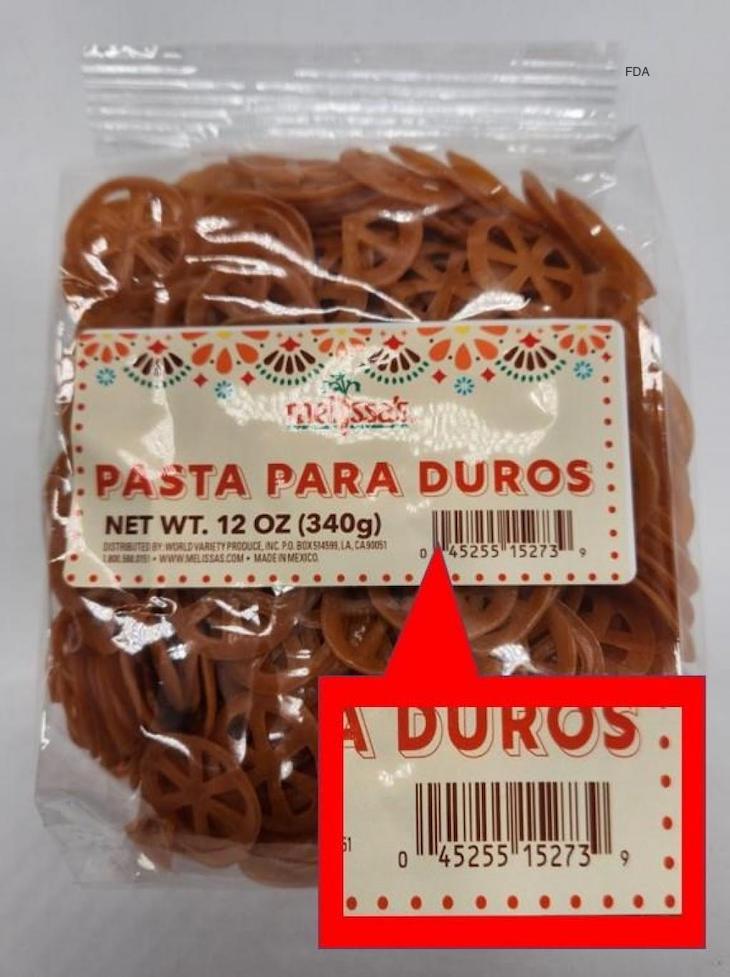 Melissa's Pasta Para Duros Recalled For Undeclared Wheat