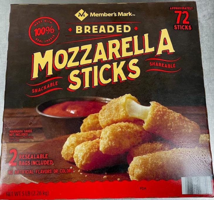 Member's Mark Breaded Mozzarella Sticks Recalled For Allergens