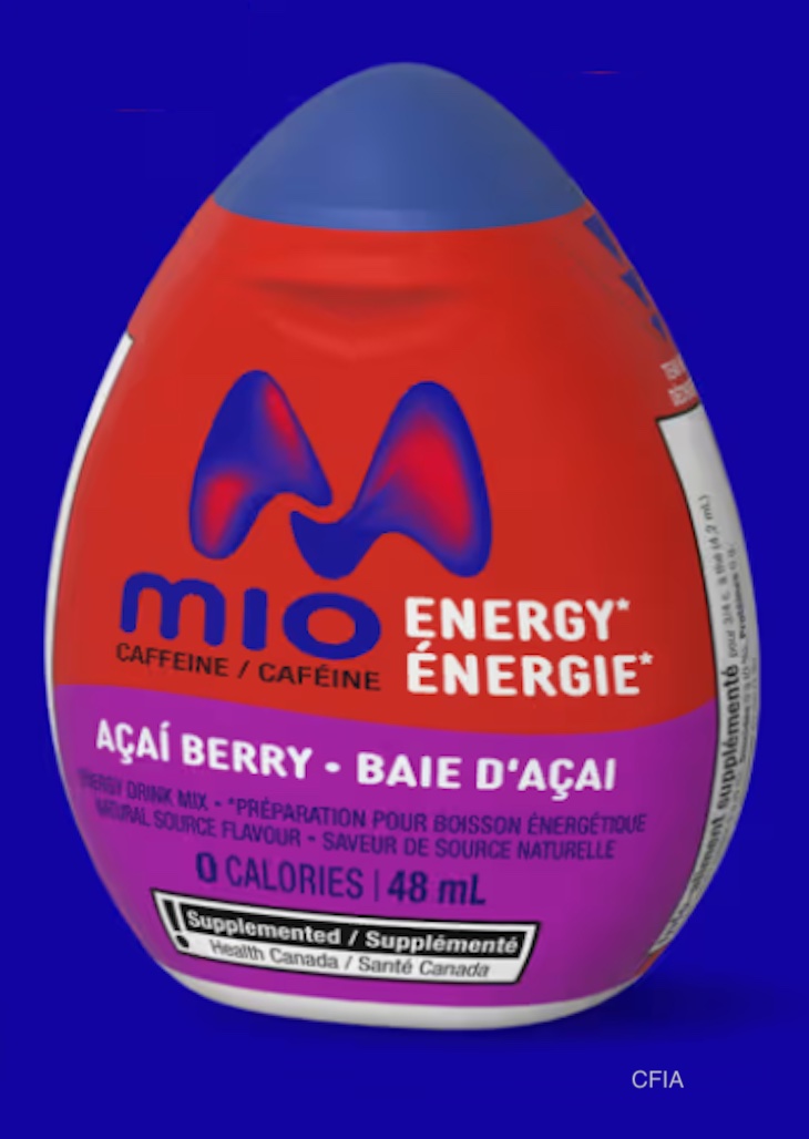 MiO Energy Energy Drink Mixes Recalled For Unsafe Caffeine