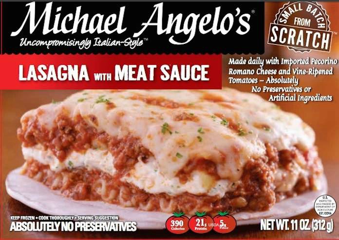 Michael Angelos Lasagna Recall
