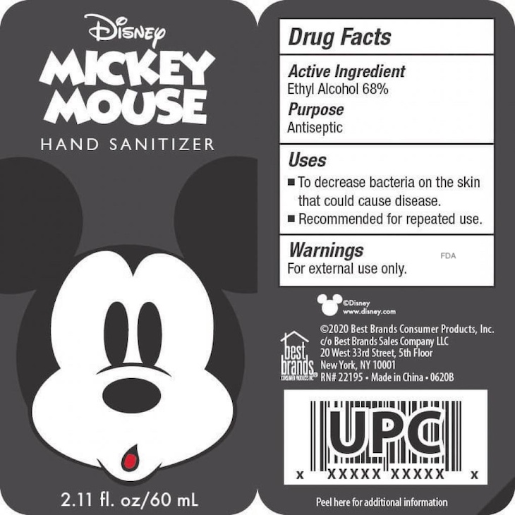 Mickey Mouse Hand Sanitizer Recalled For Methanol