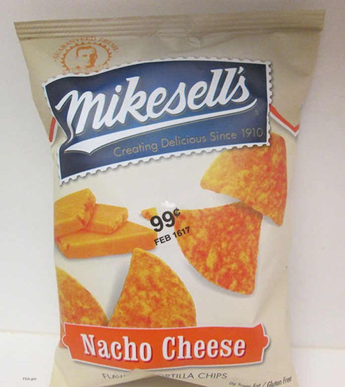 Mikesell's Nacho Cheese Tortilla Chip Recall 