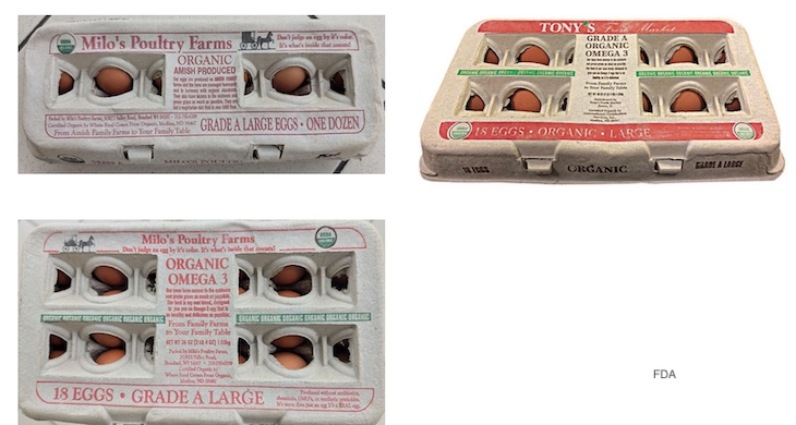 Milo's Poultry Farms Eggs Salmonella Outbreak Sickens 65