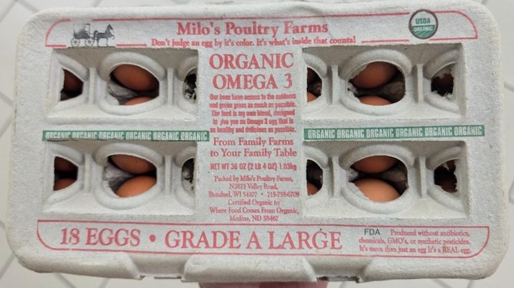 Milo's Poultry Farms Eggs Recalled For Salmonella Contamination