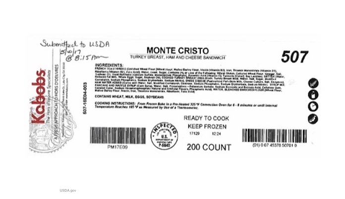 Monte Cristo Listeria Recall