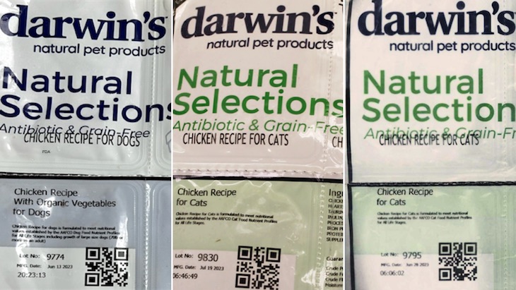 More Darwin's Natural Pet Food Tests Positive For Salmonella