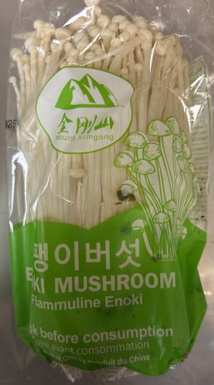 Mount Kumgang Enoki Mushrooms Recalled in Canada For Listeria