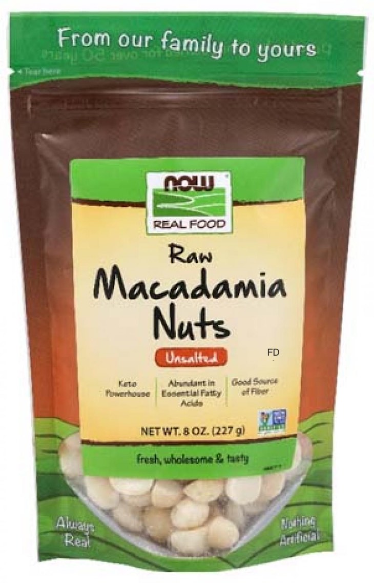 NOW Real Food Raw Macadamia Nuts Recalled For Salmonella