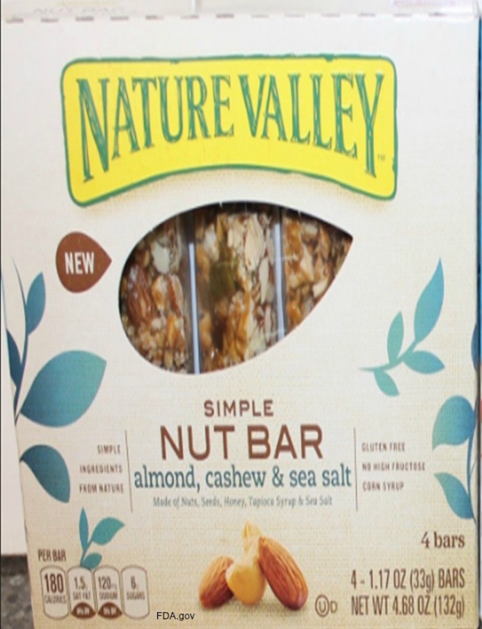 Nature Valley Nut Bar Listeria Recall
