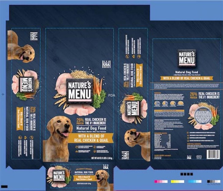 Nature's Menu Super Premium Dog Food Recalled For Possible Salmonella