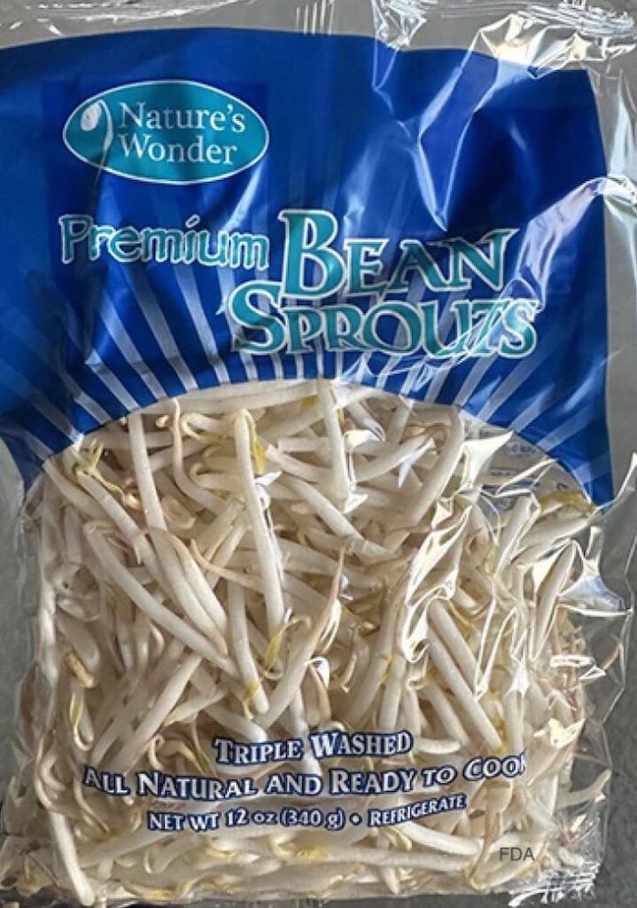 Nature's Wonder Mung Bean Sprouts Recalled For Listeria