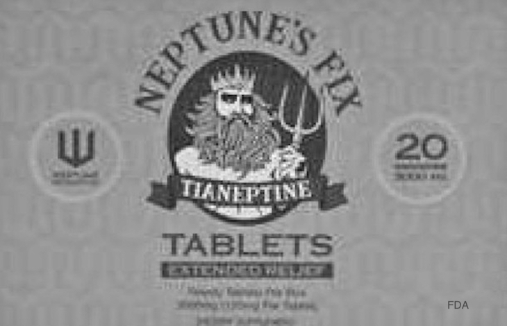 Neptune's Fix Dietary Supplements Recalled For Tianeptine