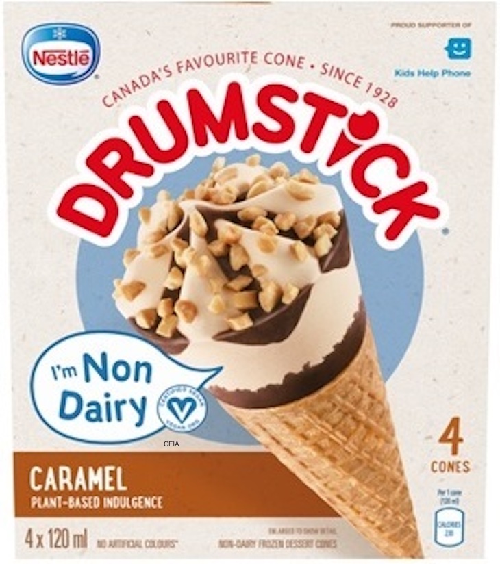 Nestle Drumstick Frozen Dessert Cones Recalled for Undeclared Milk