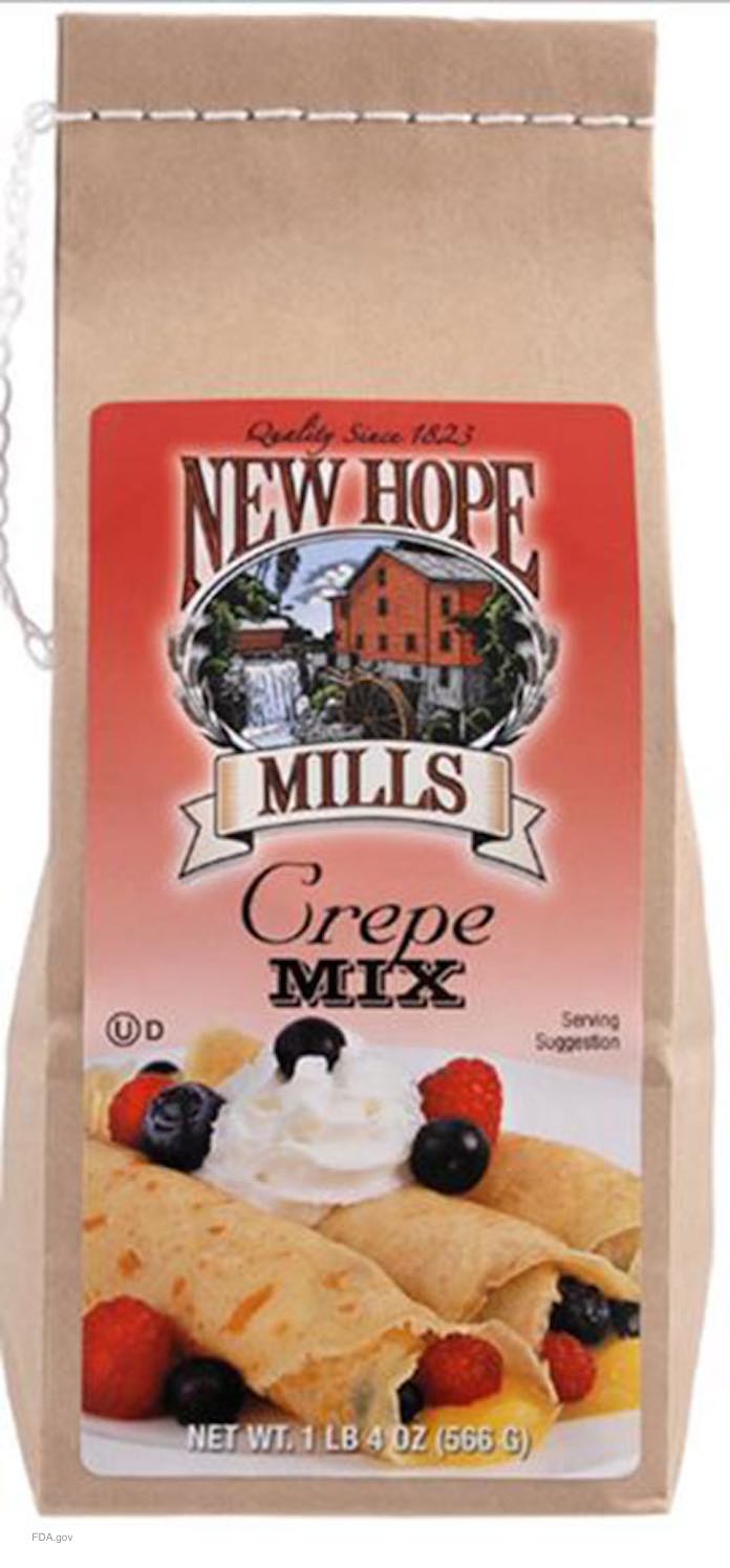 New Hope Mills Crepe Mix Salmonella Recall
