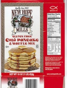 New Hope Mills Pancake Mix Recall