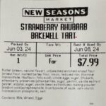 New Seasons Strawberry Rhubarb Bakewell Tart Recalled