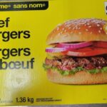 No Name Beef Burgers Recalled in Canada For E. coli O157:H7