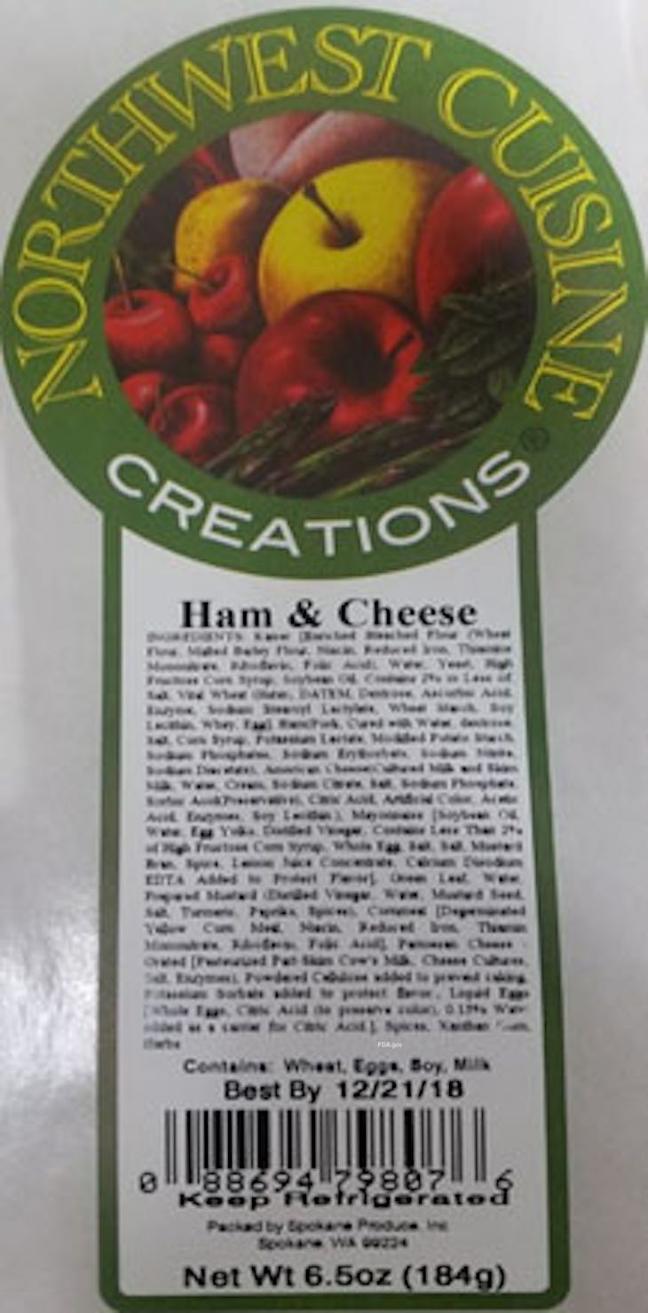 Northwest Cuisine Creations Recall