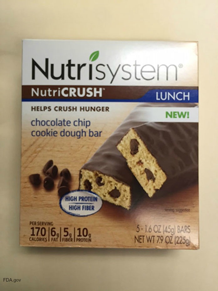 Nutrisystem Nutricrush Bar Recall