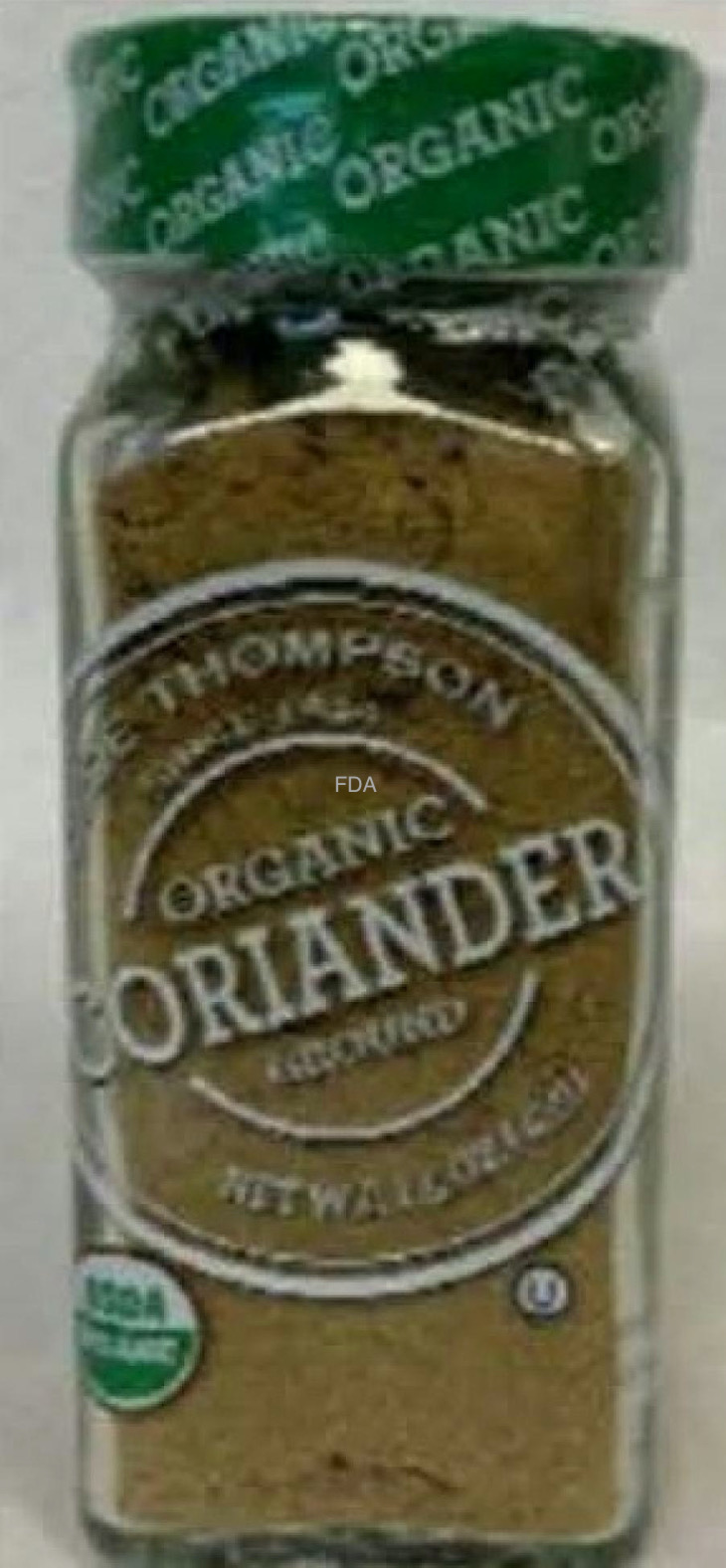 Olde Thompson Organic Ground Coriander Recalled For Salmonella