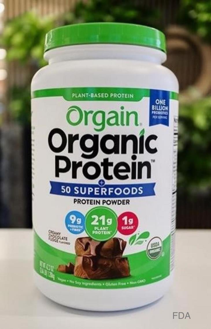 Orgain Organic Protein & Superfoods Powder Recalled For Sesame