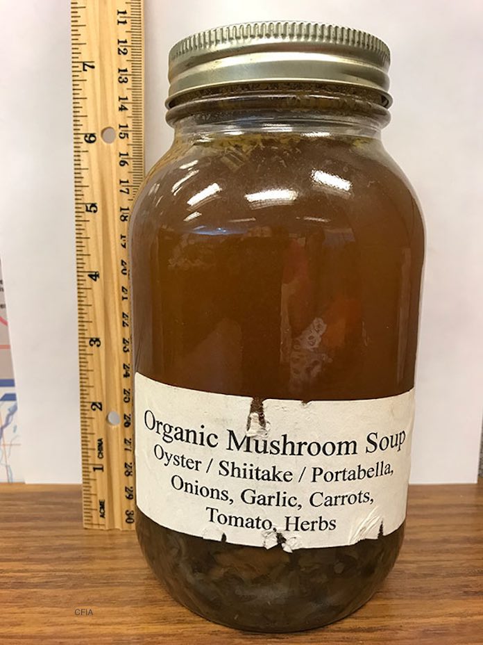 Organic Mushroom Soup Botulism Recall