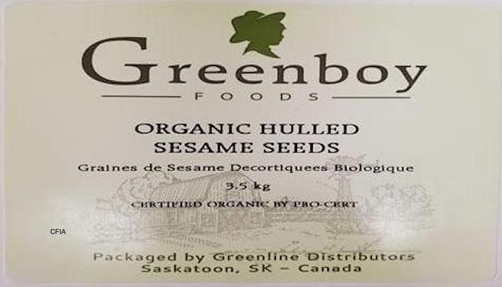 Organic Sesame Seeds Recalled in Canada For Possible Salmonella