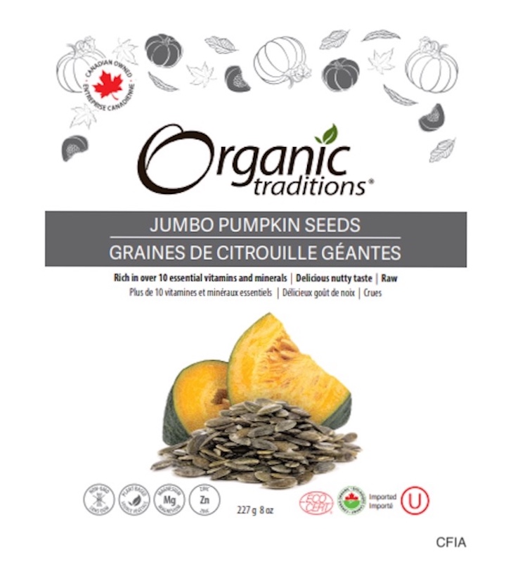 Organic Traditions Jumbo Pumpkin Seeds Recalled For Salmonella