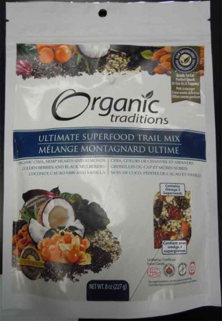 Organic Traditions Trail Mix Recall