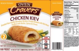 Oven Cravers Recalled Chicken Kiev Salmonella