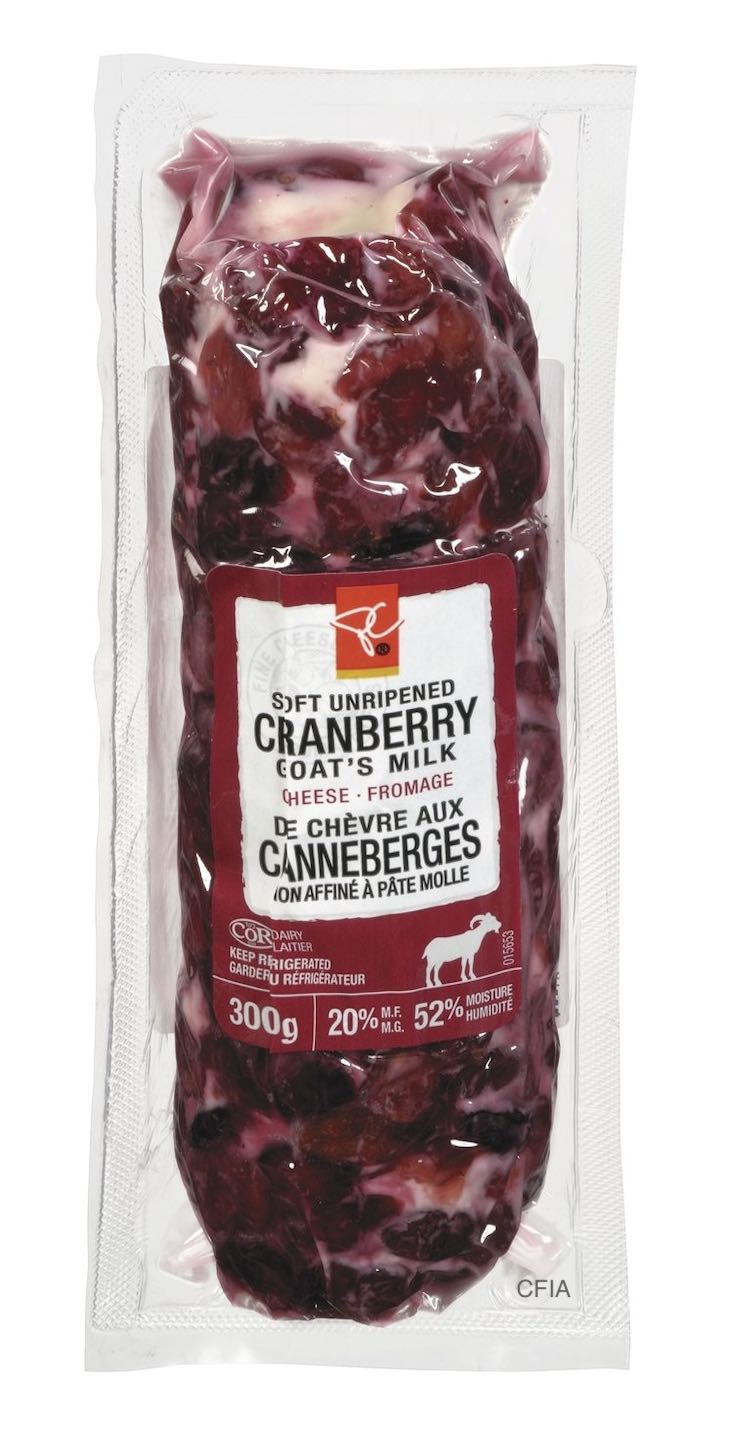 PC Cranberry Goat's Milk Cheese Recalled For Foreign Material