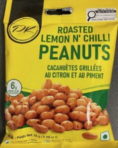 PK Roasted Lemon N' Chilli Peanuts Recalled For Salmonella